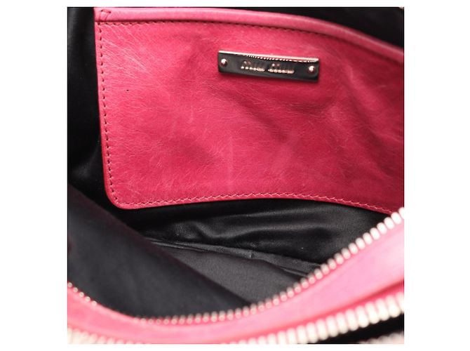Miu Miu Matelassé Schultertasche Pink - Ansicht 5