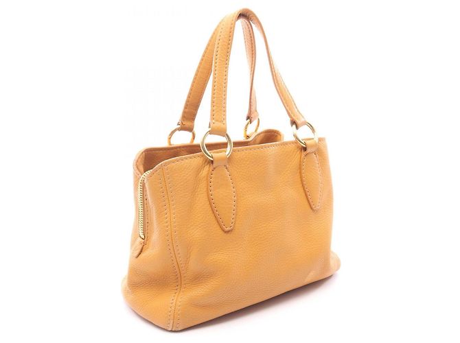 Borsa Miu Miu VITELLO CARIBU Giallo - vista 2