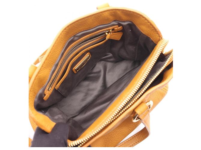 Borsa Miu Miu VITELLO CARIBU Giallo - vista 3