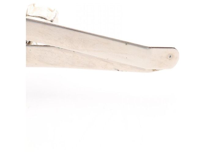 Fascia per capelli Miu Miu placcata oro Bianco D'oro - vista 5