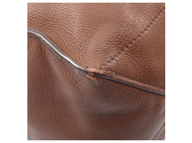 Miu Miu Shopper aus braunem Leder - Ansicht 5