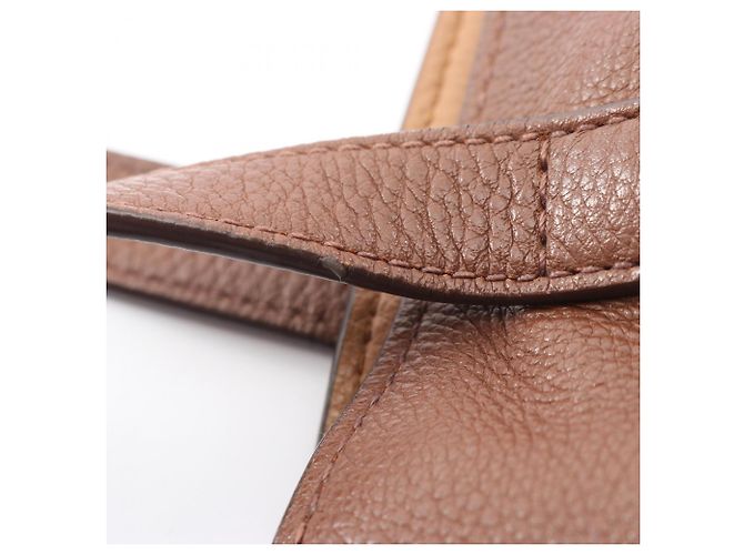 Miu Miu Shopper aus braunem Leder - Ansicht 7