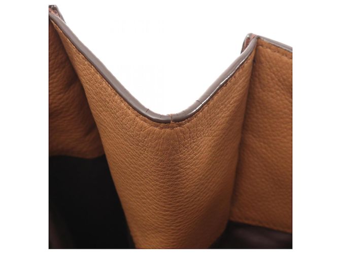 Miu Miu Shopper aus braunem Leder - Ansicht 9