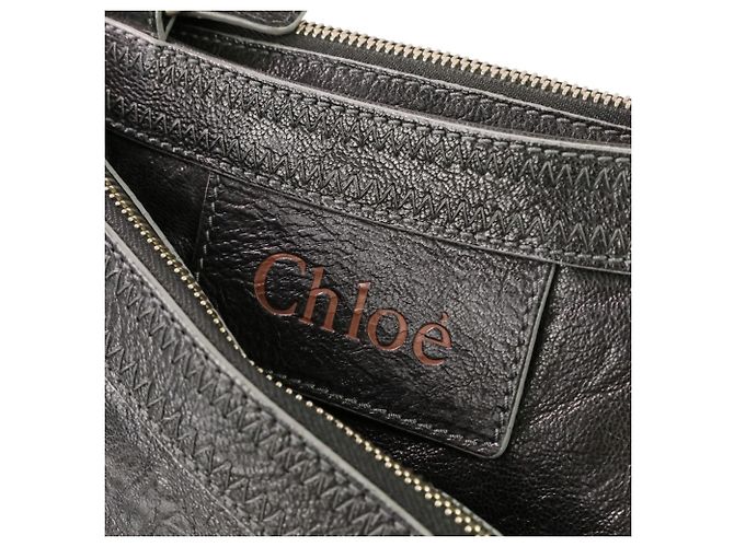mala Chloé Weekend Voyage Preto - vista 12