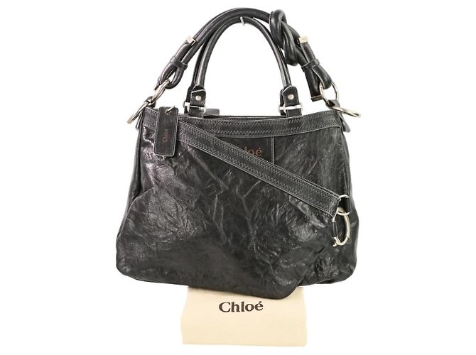 mala Chloé Weekend Voyage Preto - vista 14