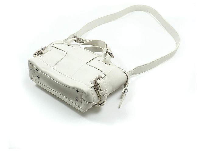 Borsa Bottega Veneta ARCO TOOL Bianco - vista 3