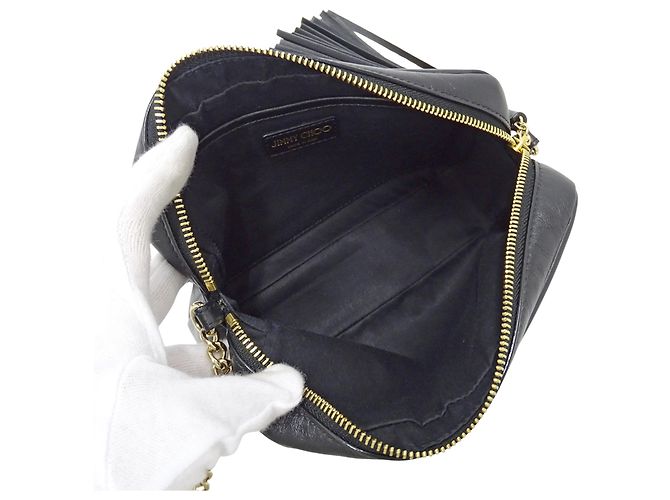 Borsa a mano Jimmy Choo in pelle nera Nero - vista 5
