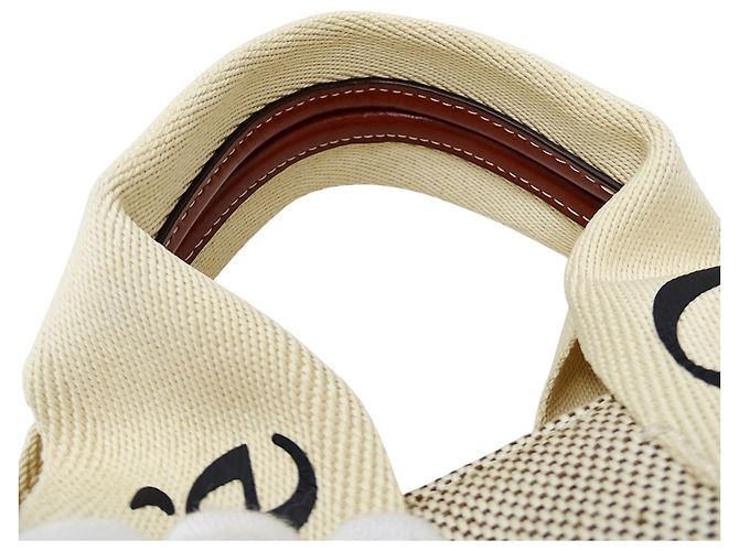 Bolso de mano Chloé de lona beige y marrón Castaño - vista 11