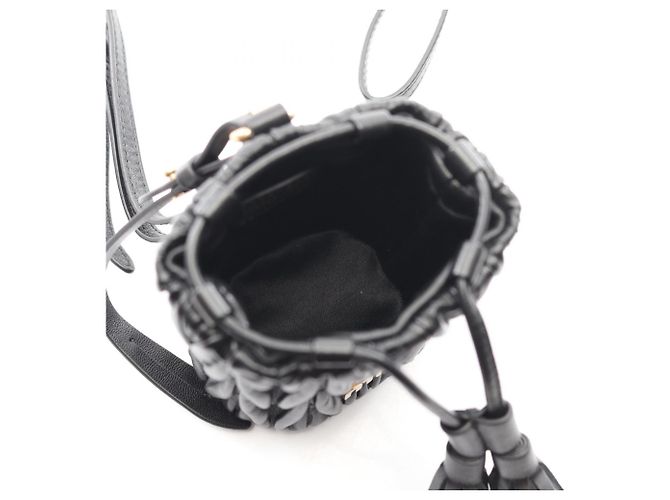 Miu Miu Matelassé Micro Bag Schwarz - Ansicht 3
