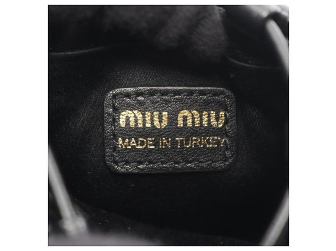 Miu Miu Matelassé Micro Bag Schwarz - Ansicht 4