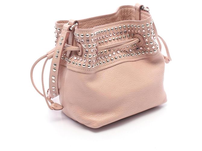 Borsa a secchiello Miu Miu Madras Crystal Rosa - vista 2