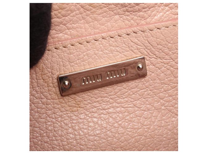 Borsa a secchiello Miu Miu Madras Crystal Rosa - vista 4