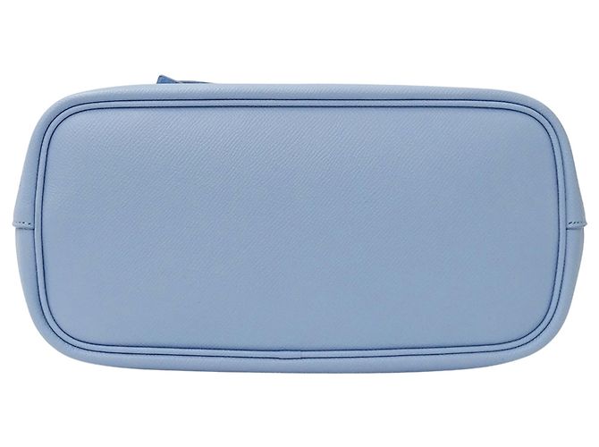 Salvatore Ferragamo Handtasche aus hellblauem Leder - Ansicht 3