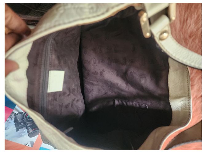 Gucci Guccissima Leder Hobo-Tasche Beige - Ansicht 10