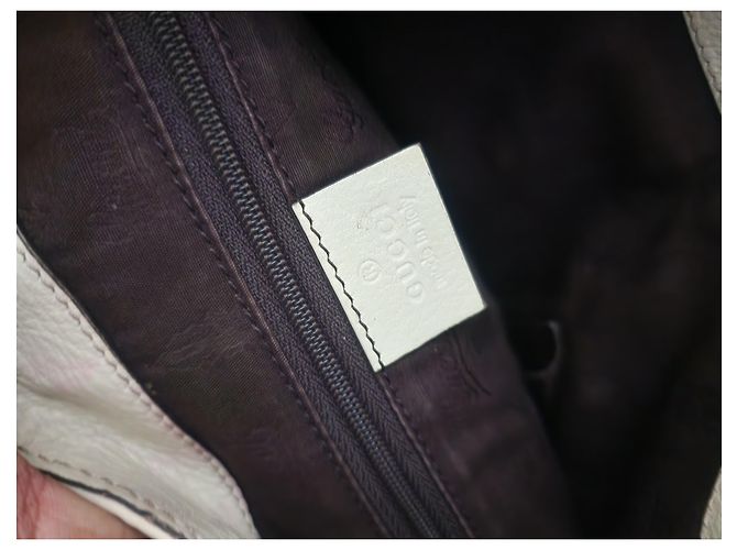 Gucci Guccissima Leder Hobo-Tasche Beige - Ansicht 7