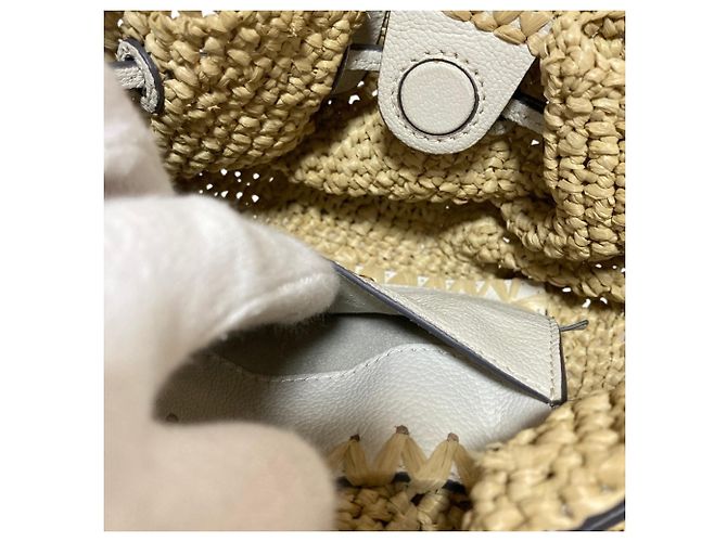 Anya Hindmarch Small Drawstring Raffia Tote Bag kleine Raffia-Tasche mit Kordelzug - Ansicht 11