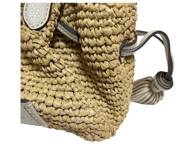 Anya Hindmarch Small Drawstring Raffia Tote Bag kleine Raffia-Tasche mit Kordelzug - Ansicht 12