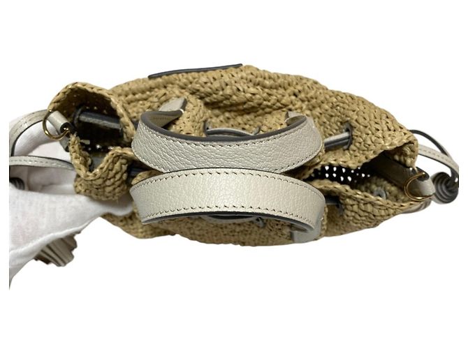 Anya Hindmarch Small Drawstring Raffia Tote Bag kleine Raffia-Tasche mit Kordelzug - Ansicht 4
