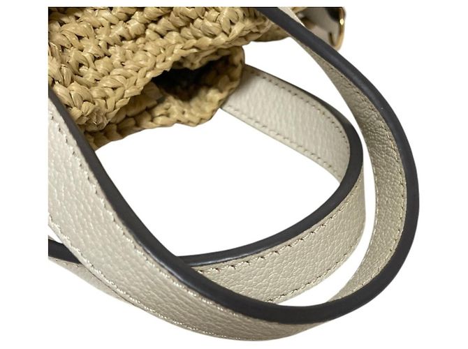 Anya Hindmarch Small Drawstring Raffia Tote Bag kleine Raffia-Tasche mit Kordelzug - Ansicht 6