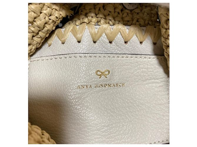 Anya Hindmarch Small Drawstring Raffia Tote Bag kleine Raffia-Tasche mit Kordelzug - Ansicht 9