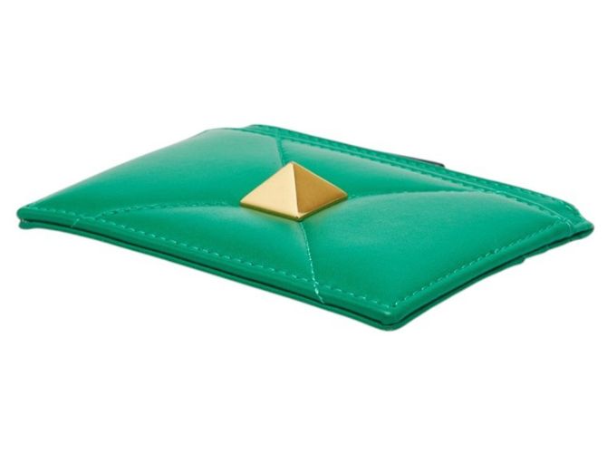 Monedero Valentino de piel verde - vue 4