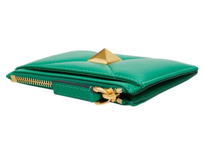 Monedero Valentino de piel verde - vue 5