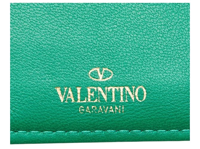 Monedero Valentino de piel verde - vue 7