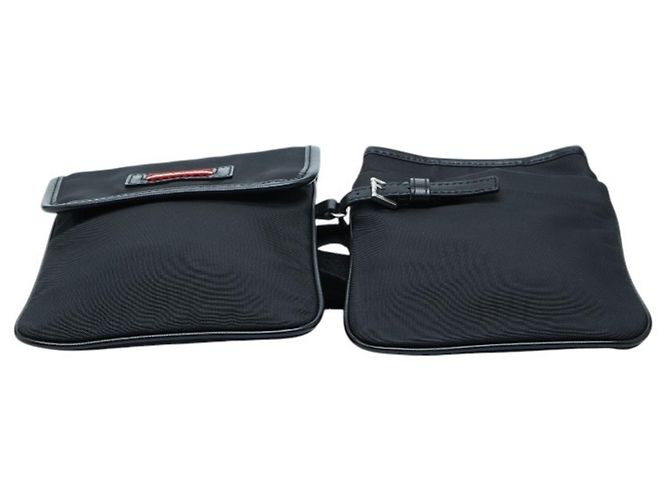 Borsa vita 2-Way Bally in tela e pelle nera Nero - vista 3