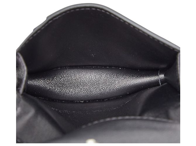 Valentino Black Nylon Leather Card Case - view 7