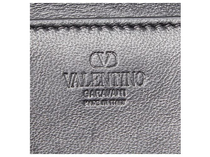 Valentino Black Nylon Leather Card Case - view 8