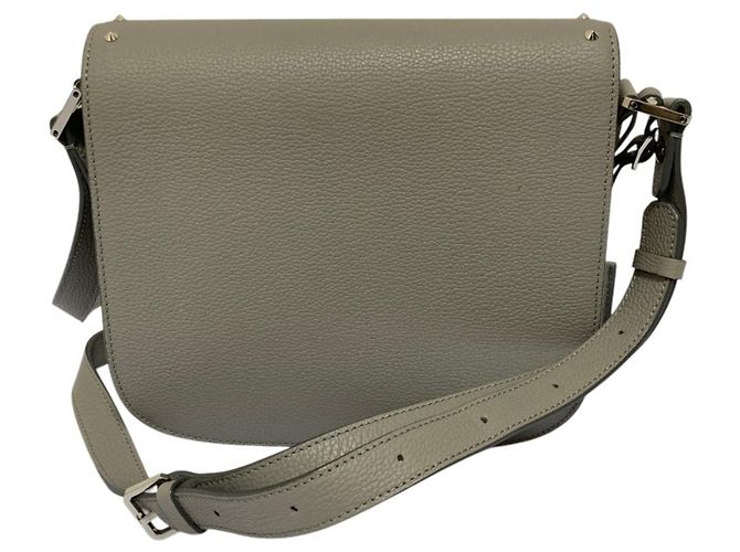 Borsa a tracolla in pelle borchiata MCM Marrone - vista 2