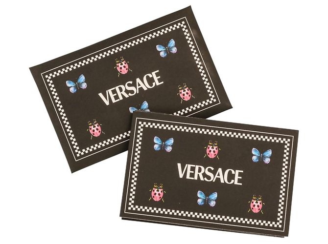 Borsa Tote 2 vie Versace Stud La Medusa Nero - vista 11