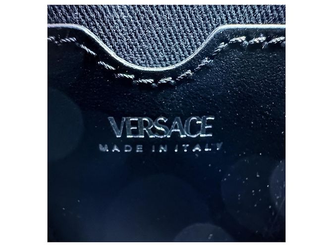 Borsa Tote 2 vie Versace Stud La Medusa Nero - vista 12