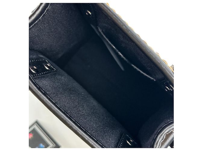 Borsa Tote 2 vie Versace Stud La Medusa Nero - vista 9