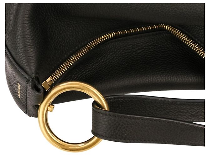 Borsa Burberry Leather Night Ark Nero - vista 11