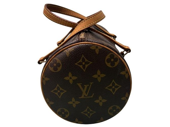 Bolso Louis Vuitton Monogram Papillon 26 Castaño - vista 3