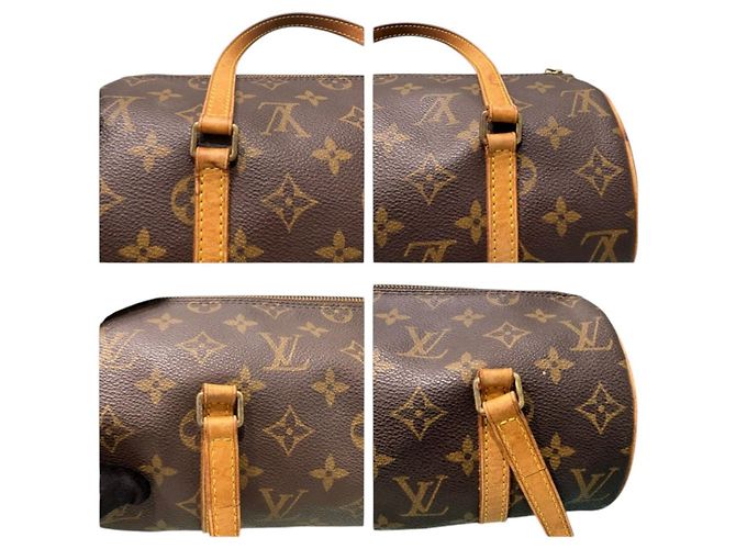 Bolso Louis Vuitton Monogram Papillon 26 Castaño - vista 6