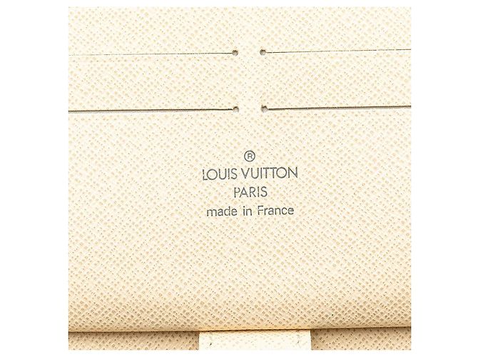 Louis Vuitton Zippy Organizer Lange Geldbörse Weiß - Ansicht 8