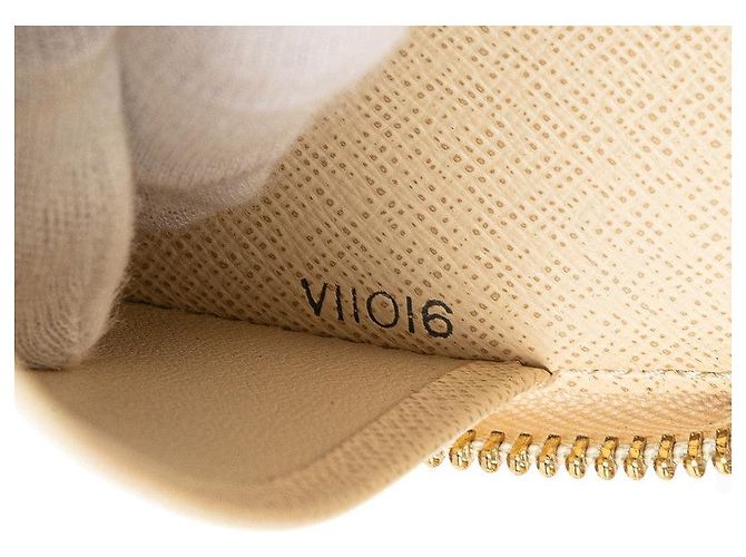 Louis Vuitton Zippy Organizer Lange Geldbörse Weiß - Ansicht 9