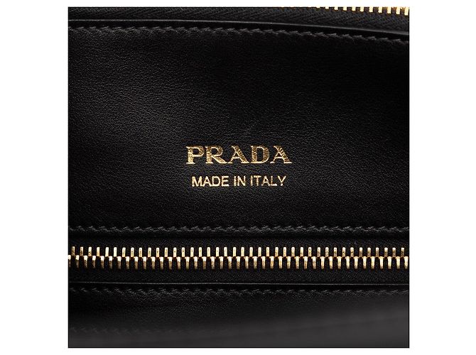 Prada Quilted 2-Way Handbag Black - view 5