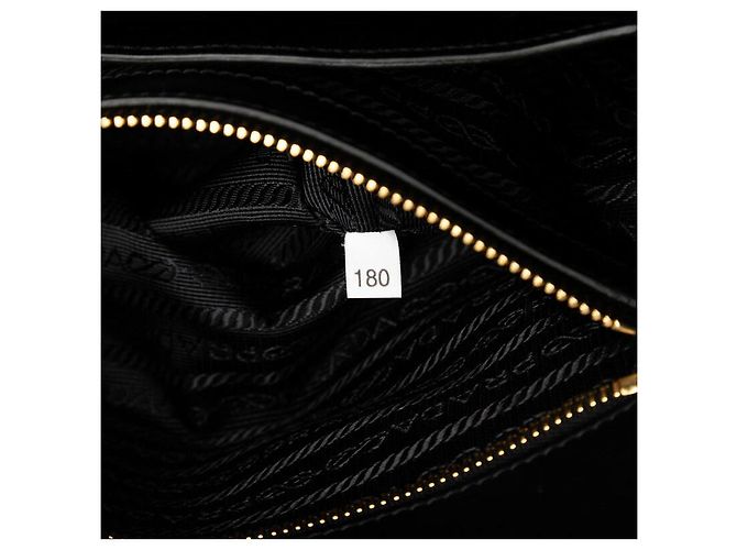Prada Quilted 2-Way Handbag Black - view 6
