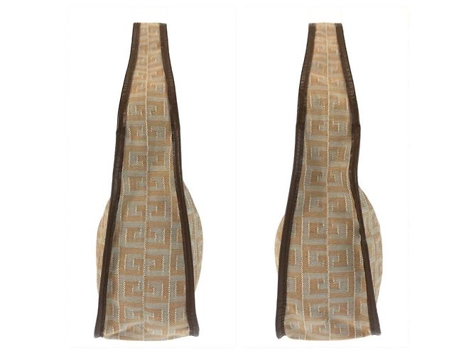 Sac à main Givenchy en toile Marron Beige - vue 7