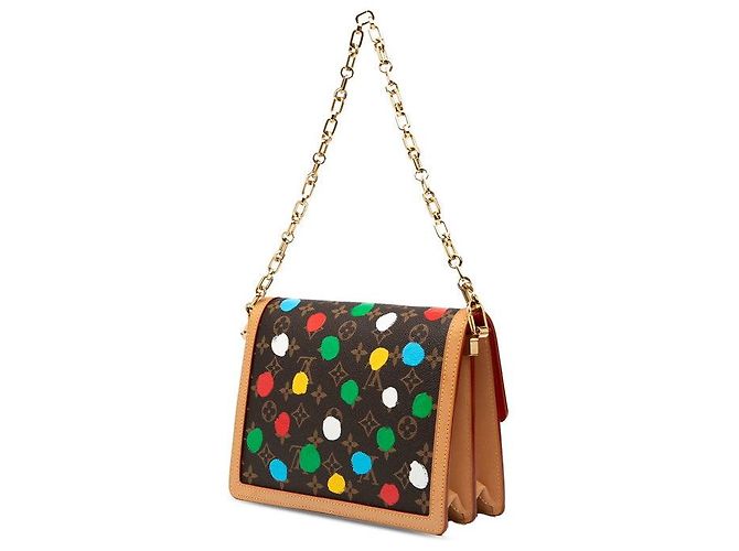 Louis Vuitton Sac Dauphine MM 2WAY Chain Handbag Marrone - vista 2
