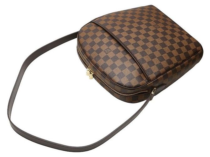 Borsa a tracolla Louis Vuitton Damier Ipanema GM Marrone - vista 8