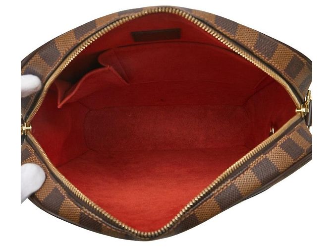 Borsa a tracolla Louis Vuitton Damier Ipanema GM Marrone - vista 9