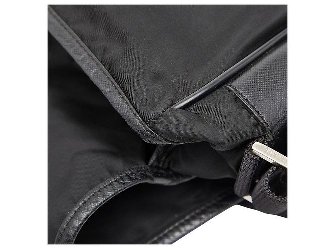 Borsa a tracolla Prada con logo triangolare Nero - vista 9