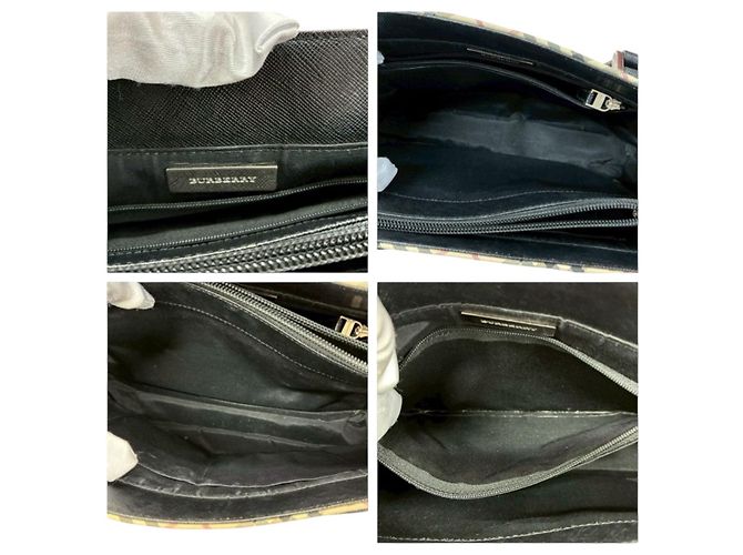 Sacola Burberry Nova Check Marrom Bege - vista 4