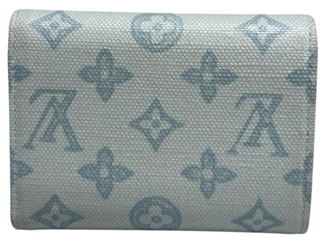 Cartera Louis Vuitton Monogram Trifold Azul - vista 2