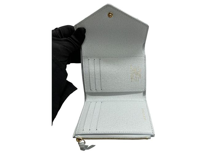 Cartera Louis Vuitton Monogram Trifold Azul - vista 3