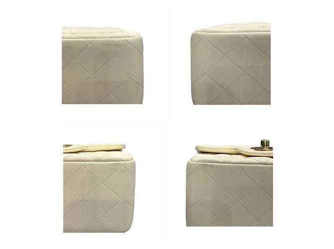Bolso de hombro Chanel Matelassé Blanco - vista 6